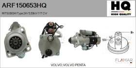 HQ ARF150653HQ - MITSUBISHI Type 24V 5,50kW 11T CW