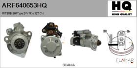 HQ ARF640653HQ - MITSUBISHI Type 24V 7,00kW 12T CW