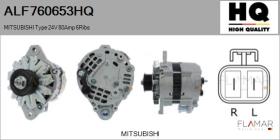 HQ ALF760653HQ - MITSUBISHI Type 24V 80Amp PR6