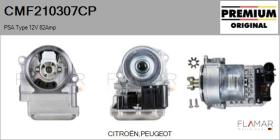 PSA CMF210307CP - MOT.CREMALL. NUEVO ORIG. PSA Type 12V 82Amp