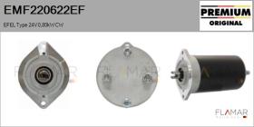 EFEL EMF220622EF - MOT.ELEC. NUEVO ORIG. EFEL Type 24V 0,8kW CW