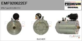 EFEL EMF920622EF - MOT.ELEC. NUEVO ORIG. EFEL Type 24V 2,50kW CW