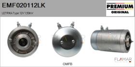 MAHLE EMF020112LK - MOT.ELEC. NUEVO ORIG. LETRIKA Type 12V 1,50kW