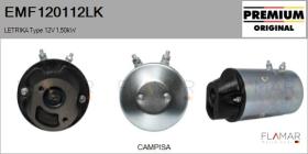 MAHLE EMF120112LK - MOT.ELEC. NUEVO ORIG. LETRIKA Type 12V 1,50kW