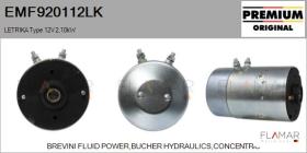 MAHLE EMF920112LK - MOT.ELEC. NUEVO ORIG. LETRIKA Type 12V 2,10kW