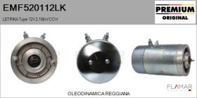 MAHLE EMF520112LK - MOT.ELEC. NUEVO ORIG. LETRIKA Type 12V 2,10kW CCW