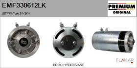 MAHLE EMF330612LK - MOT.ELEC. NUEVO ORIG. LETRIKA Type 24V 2,00kW