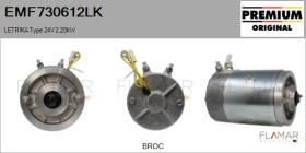 MAHLE EMF730612LK - MOT.ELEC. NUEVO ORIG. LETRIKA Type 24V 2,20kW