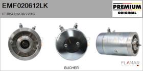 MAHLE EMF020612LK - MOT.ELEC. NUEVO ORIG. LETRIKA Type 24V 2,20kW