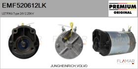 MAHLE EMF520612LK - MOT.ELEC. NUEVO ORIG. LETRIKA Type 24V 2,20kW