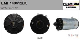MAHLE EMF140612LK - MOT.ELEC. NUEVO ORIG. LETRIKA Type 24V 3,00kW