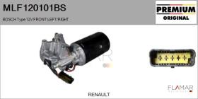 BOSCH MLF120101BS - MOT.LP. NUEVO ORIG. BOSCH Type 12V FRONT VHD