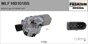 BOSCH MLF160101BS - MOT.LP. NUEVO ORIG. BOSCH Type 12V FRONT VHD