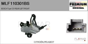 BOSCH MLF110301BS - MOT.LP. NUEVO ORIG. BOSCH Type 12V REAR HHD