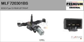 BOSCH MLF720301BS - MOT.LP. NUEVO ORIG. BOSCH Type 12V REAR HHD