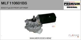 BOSCH MLF110601BS - MOT.LP. NUEVO ORIG. BOSCH Type 24V FRONT VHD
