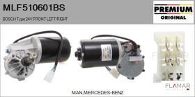 BOSCH MLF510601BS - MOT.LP. NUEVO ORIG. BOSCH Type 24V FRONT VHD