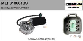 BOSCH MLF310601BS - MOT.LP. NUEVO ORIG. BOSCH Type 24V FRONT VHD