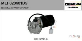 BOSCH MLF020601BS - MOT.LP. NUEVO ORIG. BOSCH Type 24V FRONT VHD