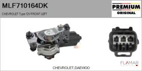 DELCO REMY KOREA MLF710164DK - MOT.LP. NUEVO ORIG. CHEVROLET Type 12V FRONT VHD