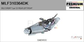 DELCO REMY KOREA MLF310364DK - MOT.LP. NUEVO ORIG. DELCOREMY Type 12V REAR HHD