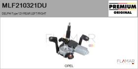 DELPHI MLF210321DU - MOT.LP. NUEVO ORIG. DELPHI Type 12V REAR HHD