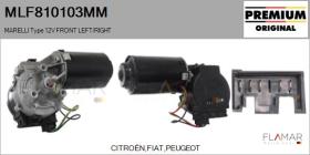 MARELLI MLF810103MM - MOT.LP. NUEVO ORIG. MARELLI Type 12V FRONT VHD