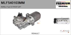 MARELLI MLF540103MM - MOT.LP. NUEVO ORIG. MARELLI Type 12V FRONT VHD