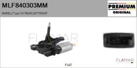 MARELLI MLF840303MM - MOT.LP. NUEVO ORIG. MARELLI Type 12V REAR HHD