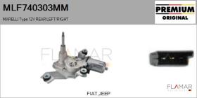 MARELLI MLF740303MM - MOT.LP. NUEVO ORIG. MARELLI Type 12V REAR HHD