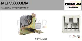 MARELLI MLF550303MM - MOT.LP. NUEVO ORIG. MARELLI Type 12V REAR HHD