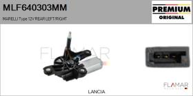 MARELLI MLF640303MM - MOT.LP. NUEVO ORIG. MARELLI Type 12V REAR HHD