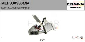 MARELLI MLF330303MM - MOT.LP. NUEVO ORIG. MARELLI Type 12V REAR HHD