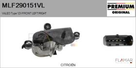 VALEO MLF290151VL - MOT.LP. NUEVO ORIG. VALEO Type 12V FRONT VHD