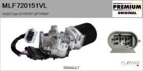 VALEO MLF720151VL - MOT.LP. NUEVO ORIG. VALEO Type 12V FRONT VHD