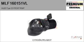 VALEO MLF160151VL - MOT.LP. NUEVO ORIG. VALEO Type 12V FRONT VHD