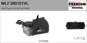 VALEO MLF390151VL - MOT.LP. NUEVO ORIG. VALEO Type 12V FRONT VHD
