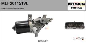 VALEO MLF201151VL - MOT.LP. NUEVO ORIG. VALEO Type 12V FRONT VHD