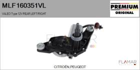VALEO MLF160351VL - MOT.LP. NUEVO ORIG. VALEO Type 12V REAR HHD