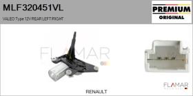 VALEO MLF320451VL - MOT.LP. NUEVO ORIG. VALEO Type 12V REAR HHD