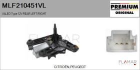 VALEO MLF210451VL - MOT.LP. NUEVO ORIG. VALEO Type 12V REAR HHD