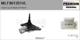 VALEO MLF801351VL - MOT.LP. NUEVO ORIG. VALEO Type 12V REAR HHD