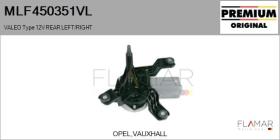 VALEO MLF450351VL - MOT.LP. NUEVO ORIG. VALEO Type 12V REAR HHD