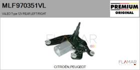 VALEO MLF970351VL - MOT.LP. NUEVO ORIG. VALEO Type 12V REAR HHD