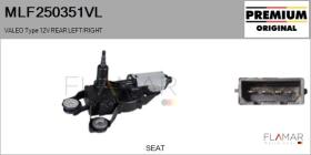 VALEO MLF250351VL - MOT.LP. NUEVO ORIG. VALEO Type 12V REAR HHD
