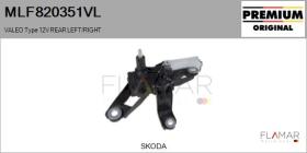 VALEO MLF820351VL - MOT.LP. NUEVO ORIG. VALEO Type 12V REAR HHD