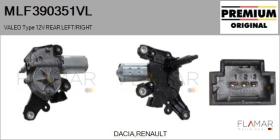 VALEO MLF390351VL - MOT.LP. NUEVO ORIG. VALEO Type 12V REAR HHD