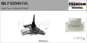 VALEO MLF020451VL - MOT.LP. NUEVO ORIG. VALEO Type 12V REAR HHD
