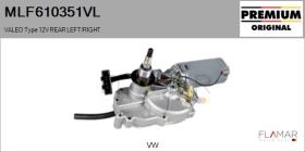 VALEO MLF610351VL - MOT.LP. NUEVO ORIG. VALEO Type 12V REAR HHD