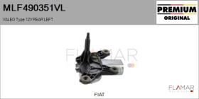 VALEO MLF490351VL - MOT.LP. NUEVO ORIG. VALEO Type 12V REAR HHD